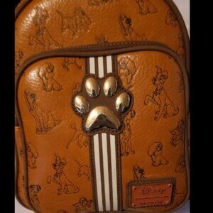 EUC Disney Dogs Paw Print Backpack by Loungefly